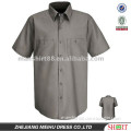 100% cotton short sleeve work shirt